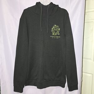 NWT Supply And Demand Tour Black Pullover Hoodie Sweatshirt Medusa Greek Design